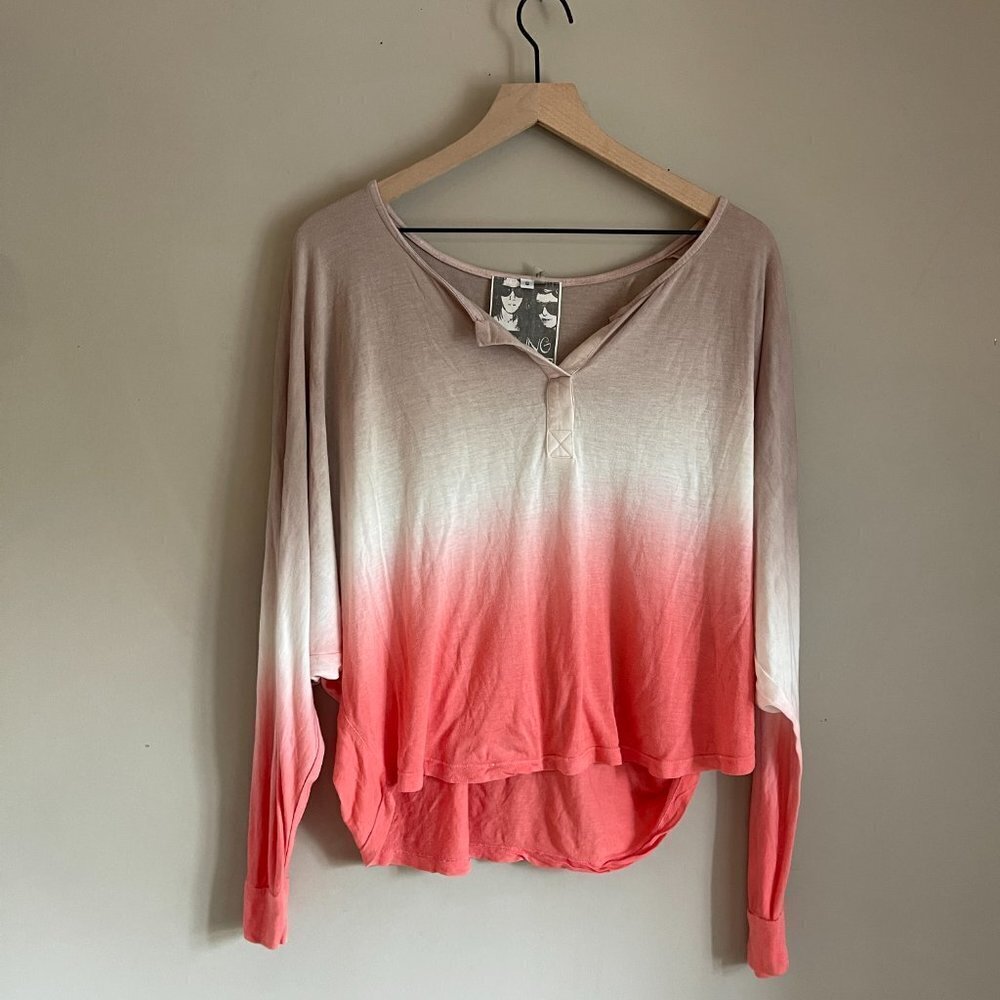 Young Fabulous & Broke ombre shirt size small